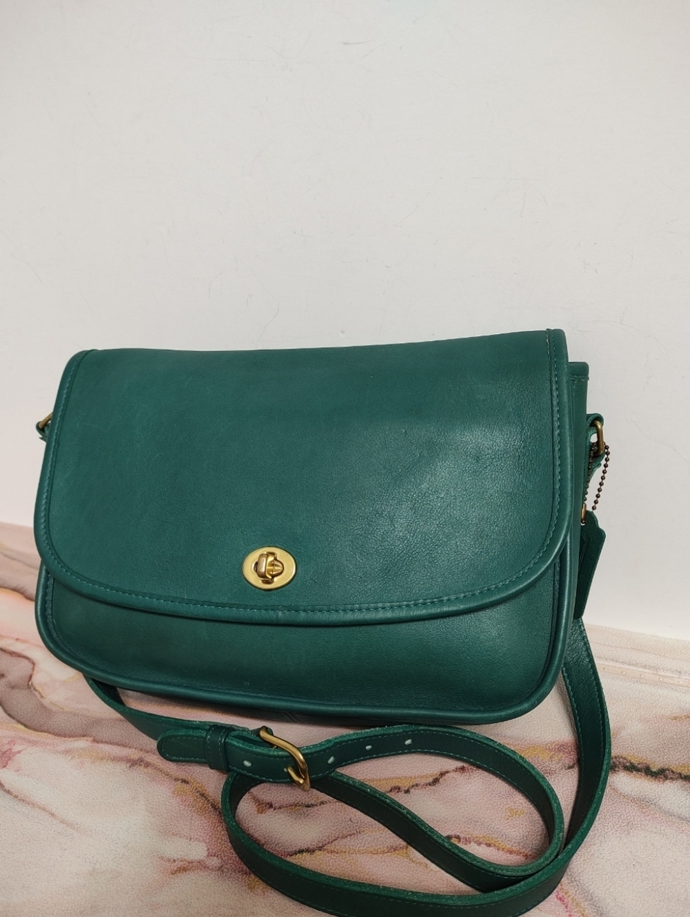 Rare Vintage Coach City Bag 9790 Jade
